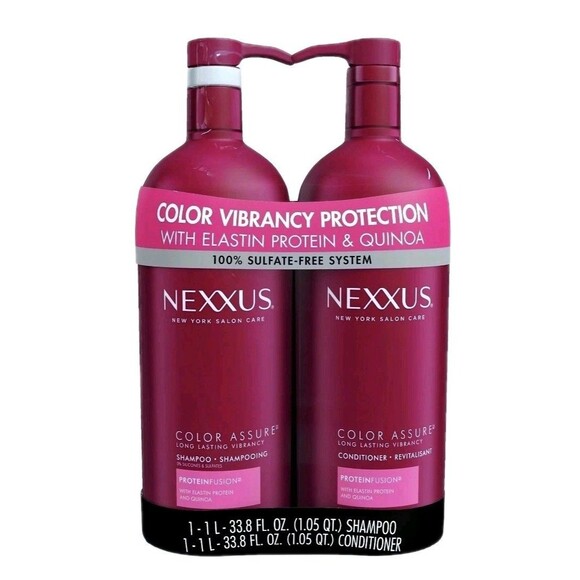 Nexxus Color Assure Shampoo & Conditioner Set 32 Fluid Ounce 2-pk Sulfate Free - Picture 1 of 6